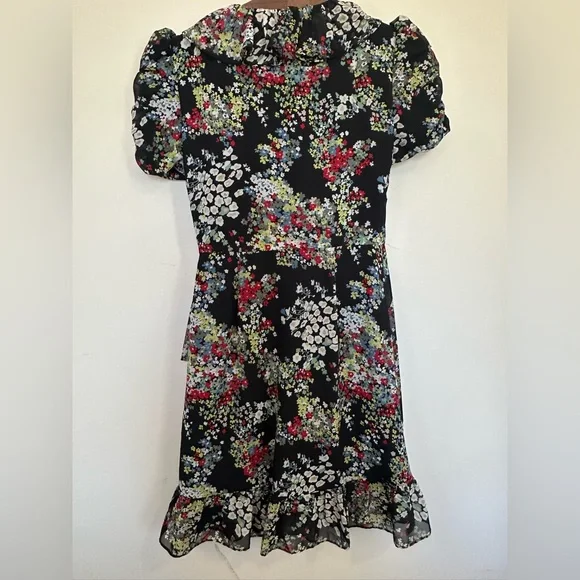 Vintage Miss Sixty Y2K Puff Sleeve Wrap Dress - Picture 4 of 6